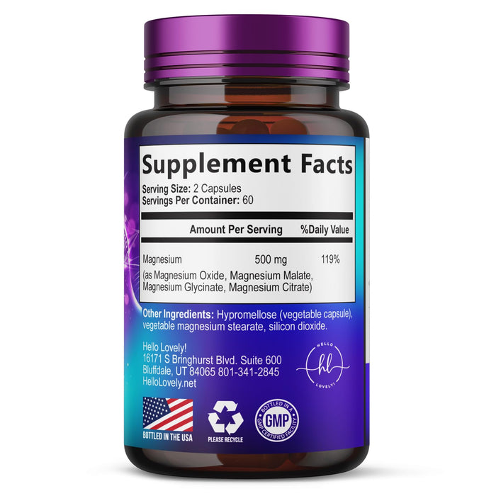 Magnesium Complex 500 mg – 120 Capsules