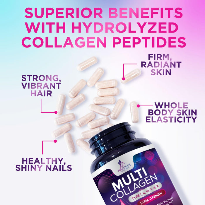 Multi Collagen Peptides – 60 Capsules