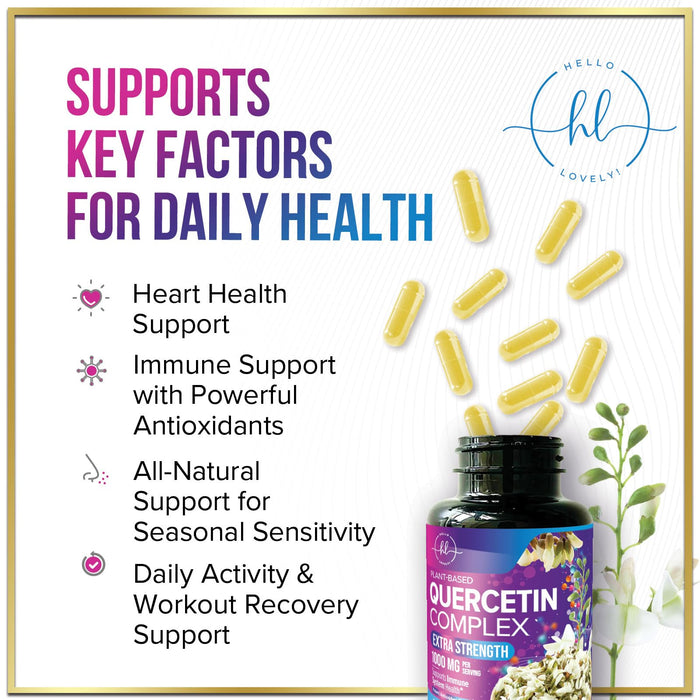 Quercetin 1000mg Servings – 60 Capsules