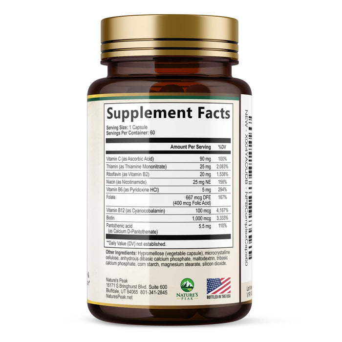 B Complex Vitamin 1000mcg – 60 Capsules