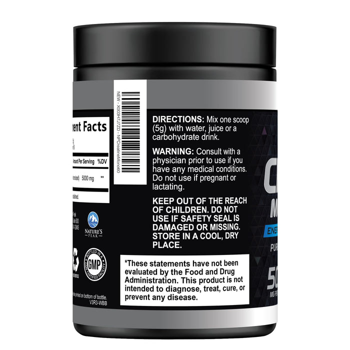 Creatine Powder 5000mg (5g) – 60 Servings