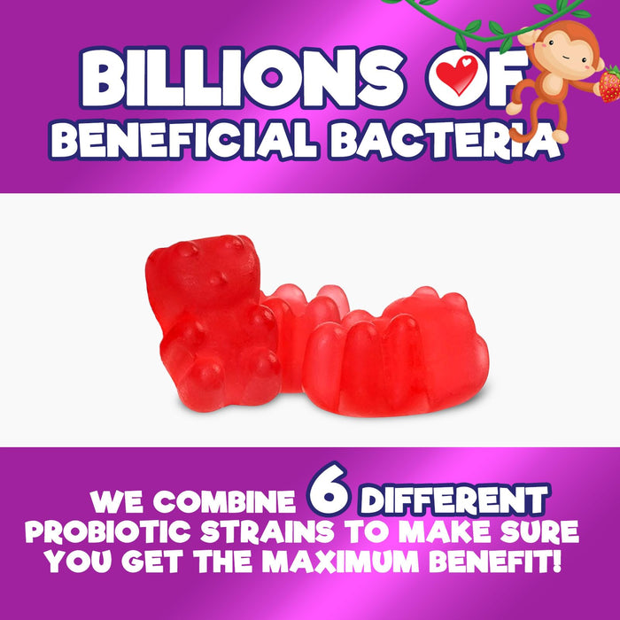 Probiotics for Kids Digestive Health – 5 Billion CFU – 60 Gummies