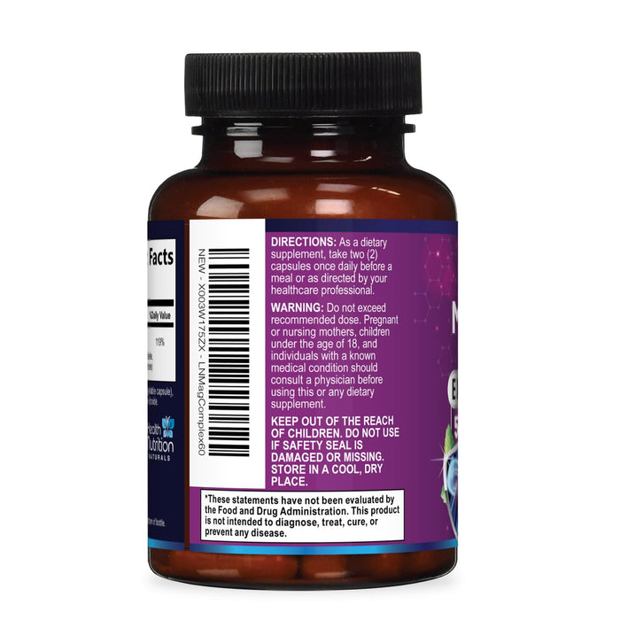 Magnesium Complex Capsules 500 mg with Oxide – 60 Capsules