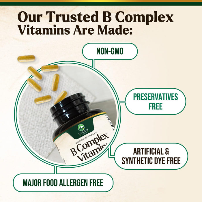 B Complex Vitamin 1000mcg – 120 Capsules