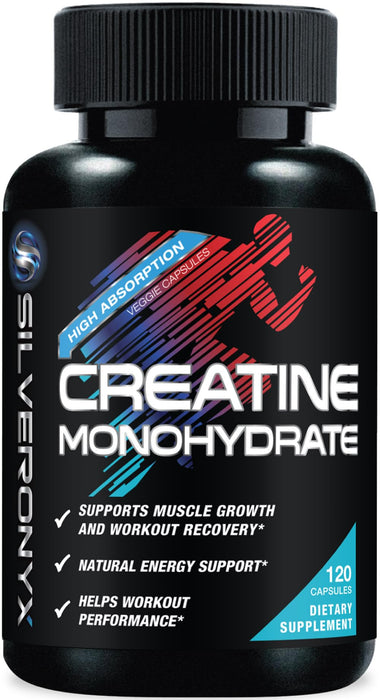 Creatine Monohydrate Capsules 3000mg – 120 Count