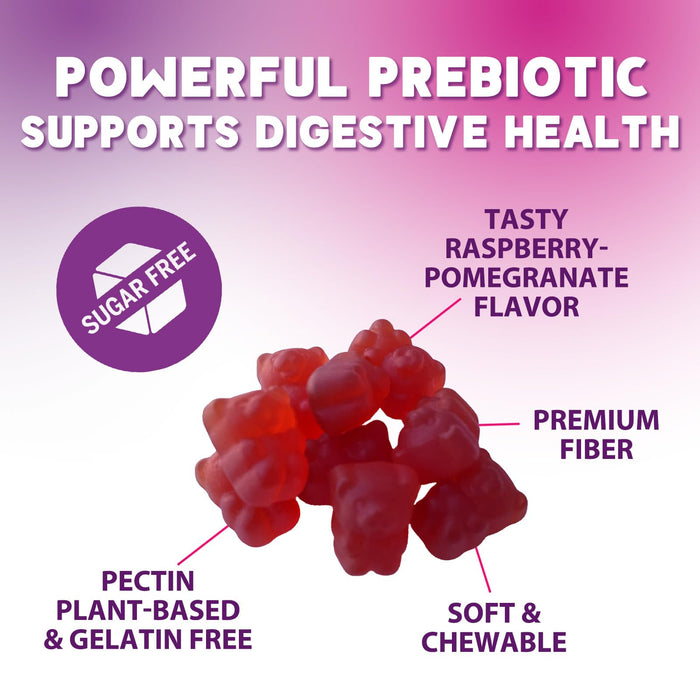 Prebiotic Fiber Gummies – 60 Gummies