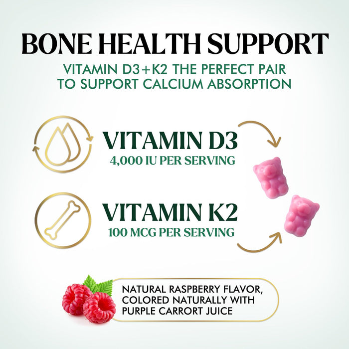 D3 K2 Gummies – 60 Gummies