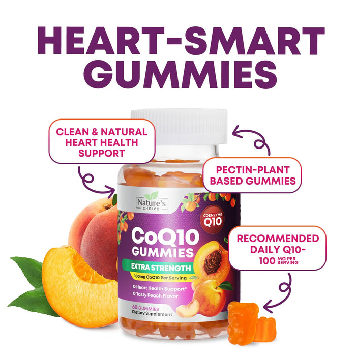 CoQ10 100mg Gummies – 60 CoQ10 Gummies