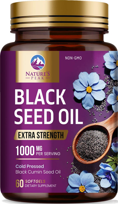 Black Seed Oil 1000mg – 60 Softgels