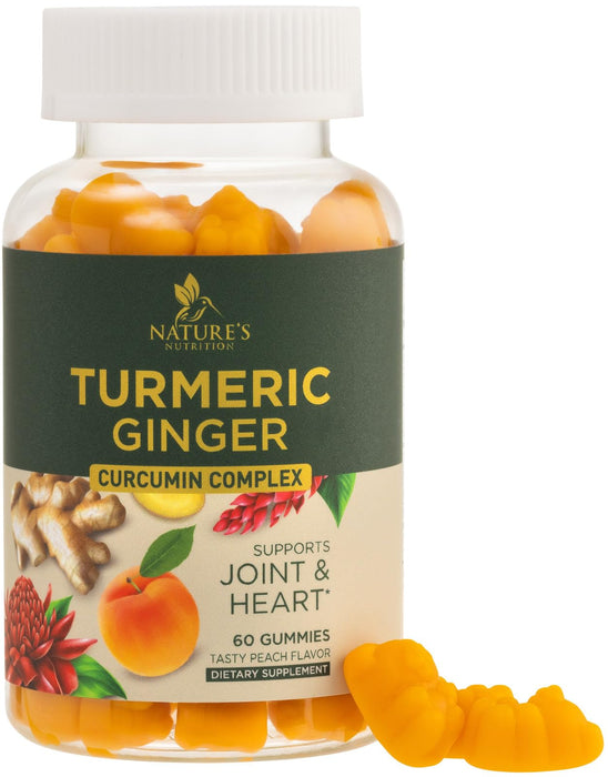 Turmeric and Ginger Gummies – 60 Count