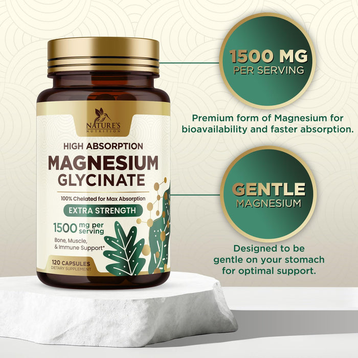 Magnesium (Glycinate) – 250mg – 120 Count