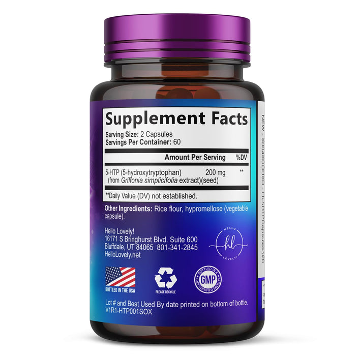 5-HTP 200mg – 120 Capsules