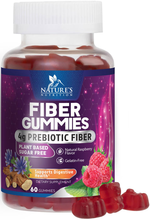 Prebiotic Fiber Gummies – 60 Gummies