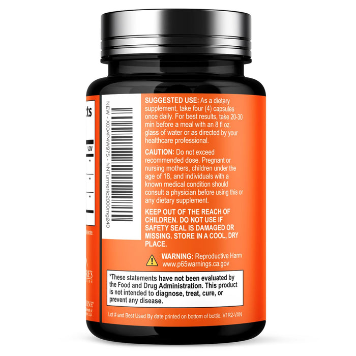 Turmeric Curcumin 2000mg with BioPerine + 95% Curcuminoids - 240 Capsules