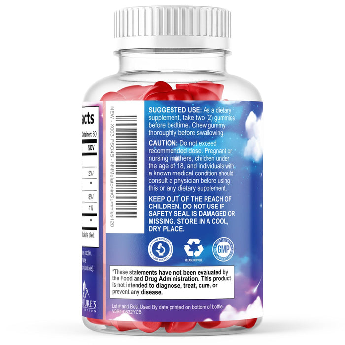 Sleep Gummies with Melatonin – 12mg – 120 Gummies