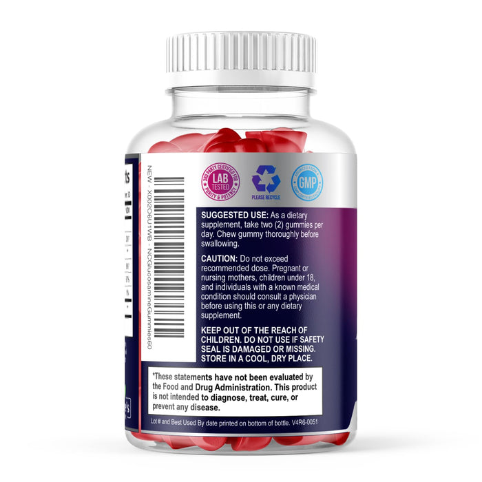 Joint Support Gummies Glucosamine Gummy with Vitamin E – 60 Gummies
