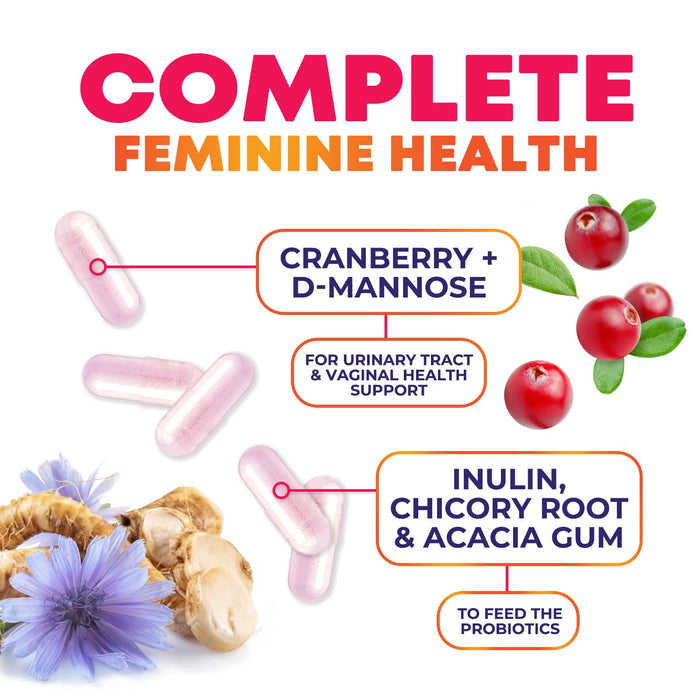 Probiotics for Women – 90 Billion CFU – 60 Capsules
