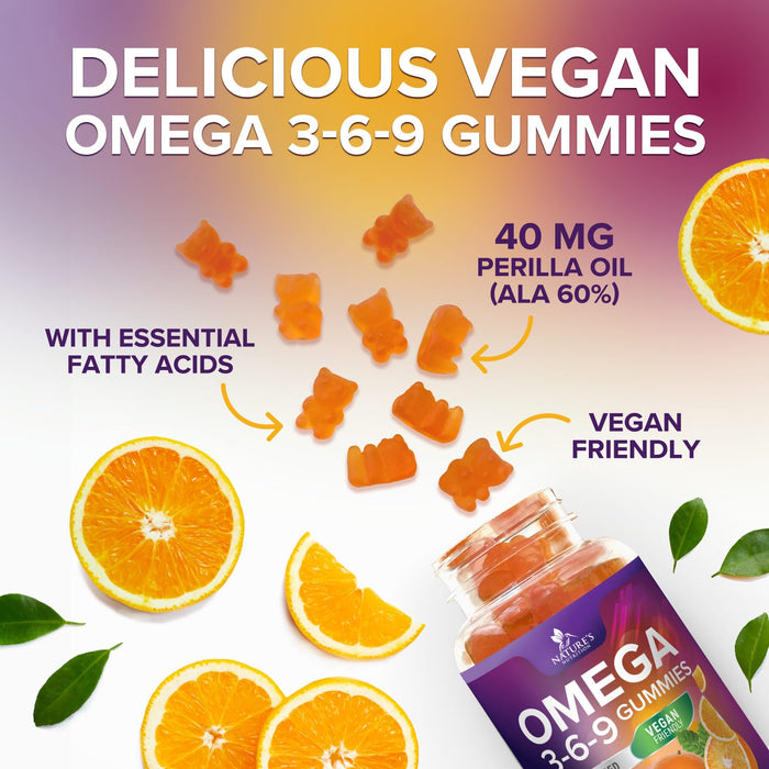 Omega-3 6 9 Vegan Gummies – 120 Gummies