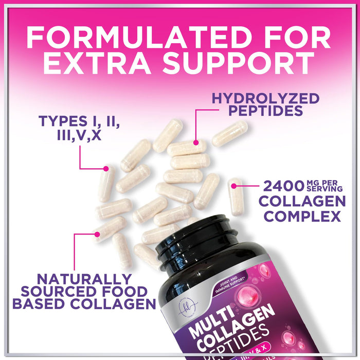 Multi Collagen Peptides – 60 Capsules