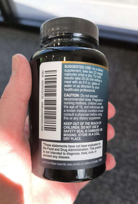 Eye Vitamins with Lutein & Zeaxanthin – 120 Capsules