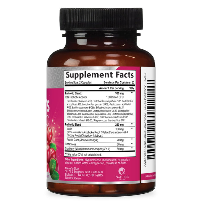 Probiotics For Women 50 Billion CFU – 60 Capsules