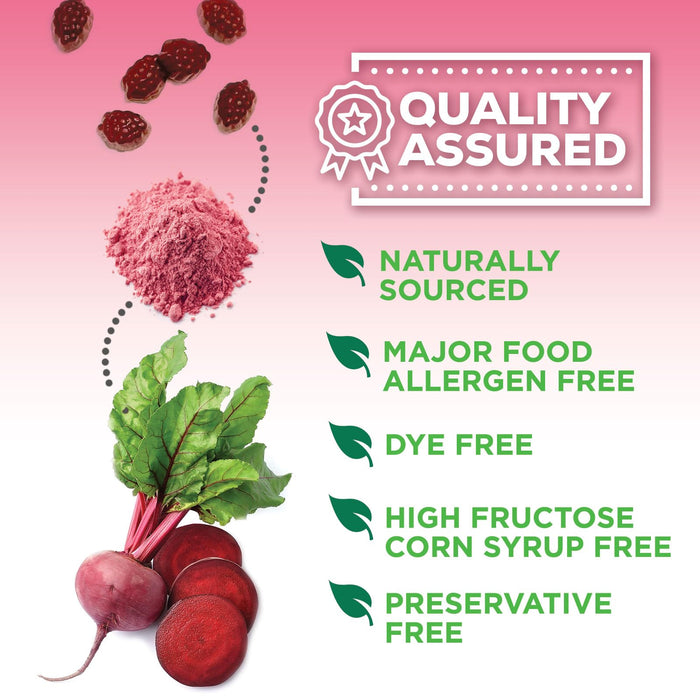 Beet Root Gummies – 500mg – 60 Gummies