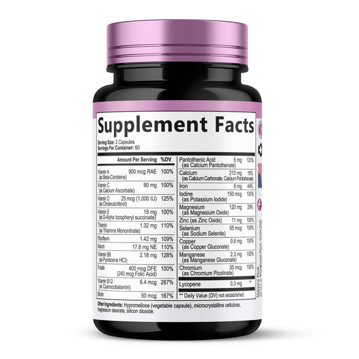 Women’s Daily Multivitamin – 120 Capsules