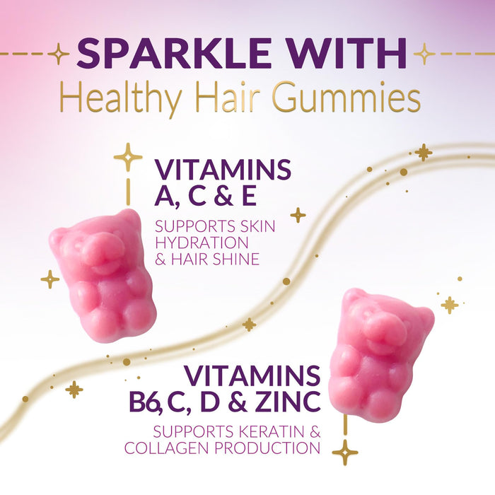 Hair Vitamins Gummies with Biotin 5000 mcg Vitamin E & C Support Hair Growth Gummy – 60 Gummy
