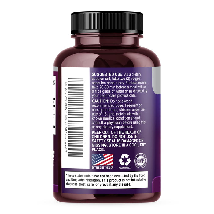 D-Mannose 1,000mg – 60 Capsules