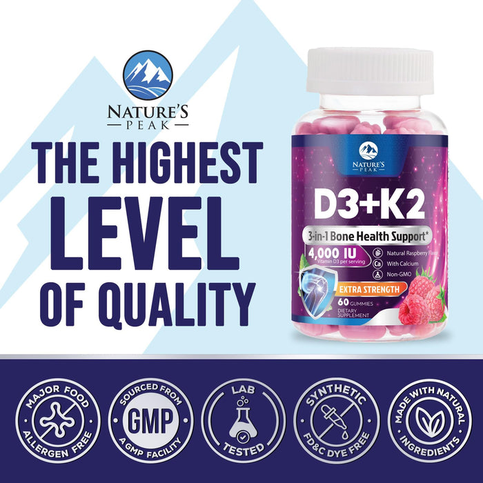 D3 K2 Gummies – 60 Gummies