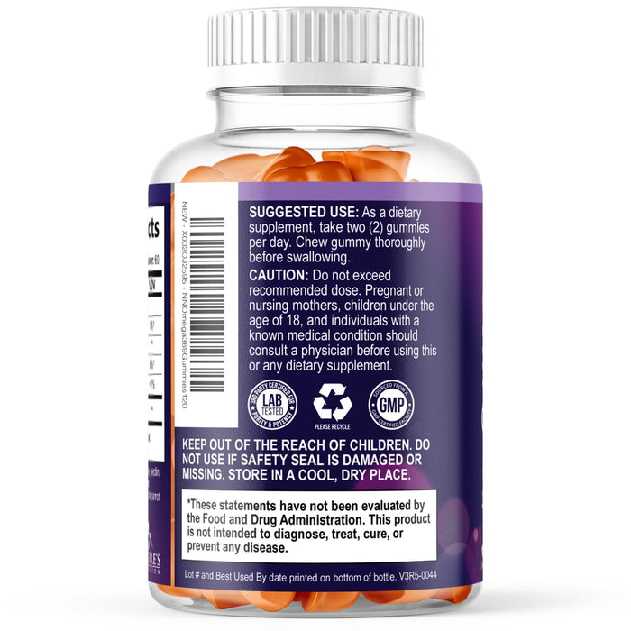 Omega-3 6 9 Vegan Gummies – 120 Gummies