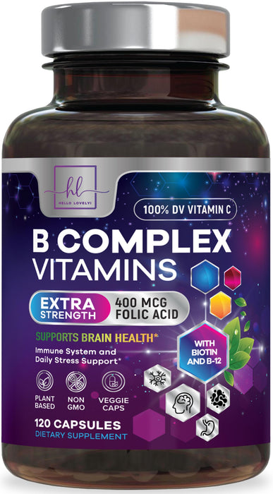 B Complex Vitamin 1000mcg – 120 Capsules