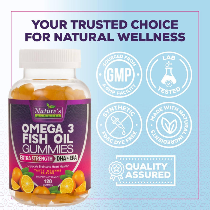 Omega-3 Fish Oil – 120 Gummies