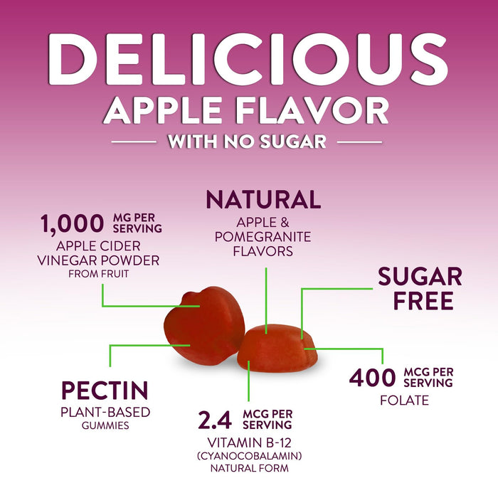 Apple Cider Vinegar Gummies for Weight Loss 1000mg – 120 Gummies