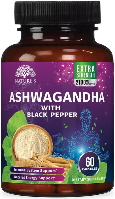 Ashwagandha 2100mg – 60 Capsules