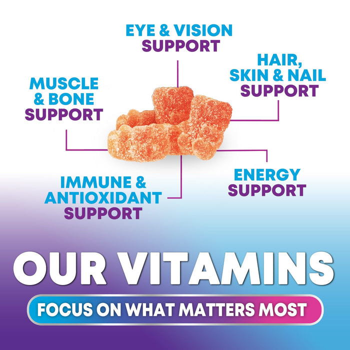 Multivitamin Gummies with Vitamins A – 120 Gummies