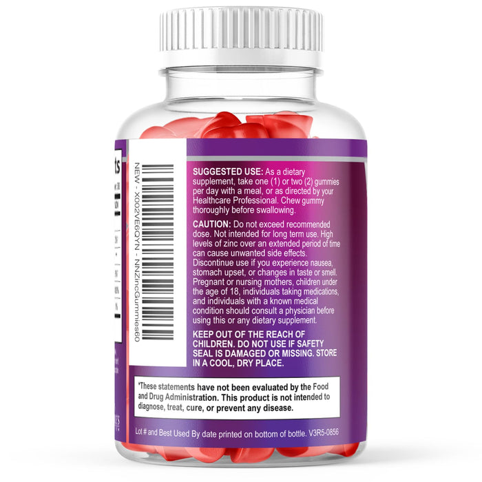 Zinc Gummies 50mg – 60 Gummies