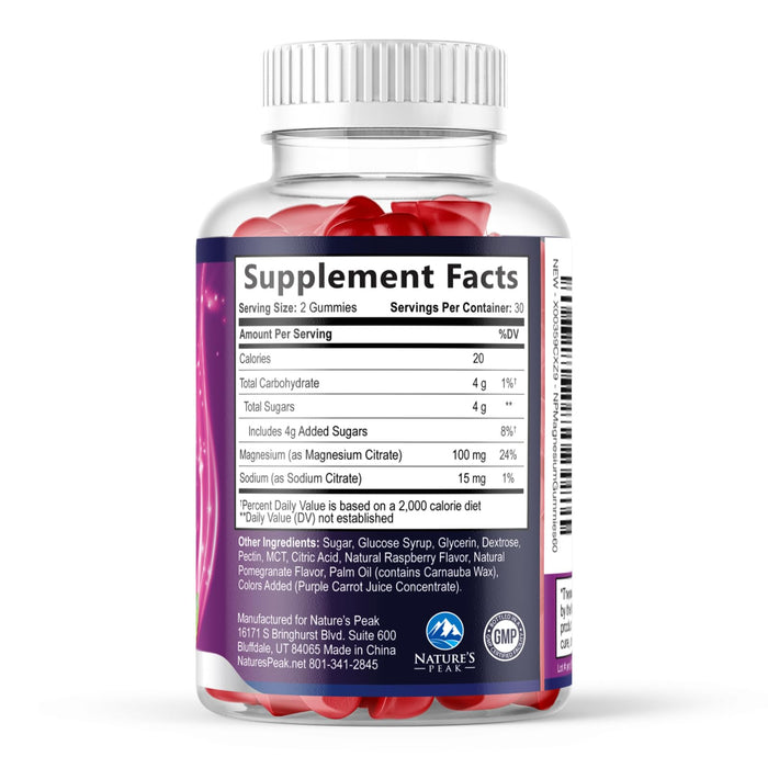 Magnesium Citrate Gummies – 60 Gummies