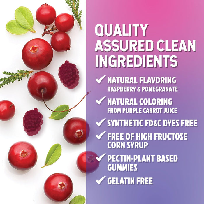 Probiotics for Women Gummies with Cranberry – 3 Billion CFU – 60 Gummies