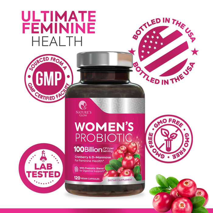 Probiotics For Women 50 Billion CFU – 120 Capsules