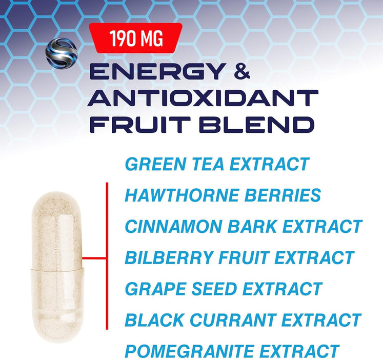 Multivitamin for Men - Vitamin A, C, D, E, Zinc, Calcium, Multivitamins for Immune Health Support, Vitamin B12, Men’s Daily Multivitamin Supplement Capsules, Non-GMO Mens Multi Vitamins - 60 Capsules