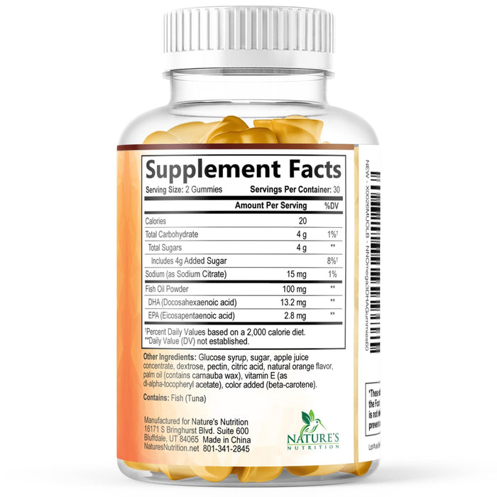 Omega-3 Fish Oil – 60 Gummies
