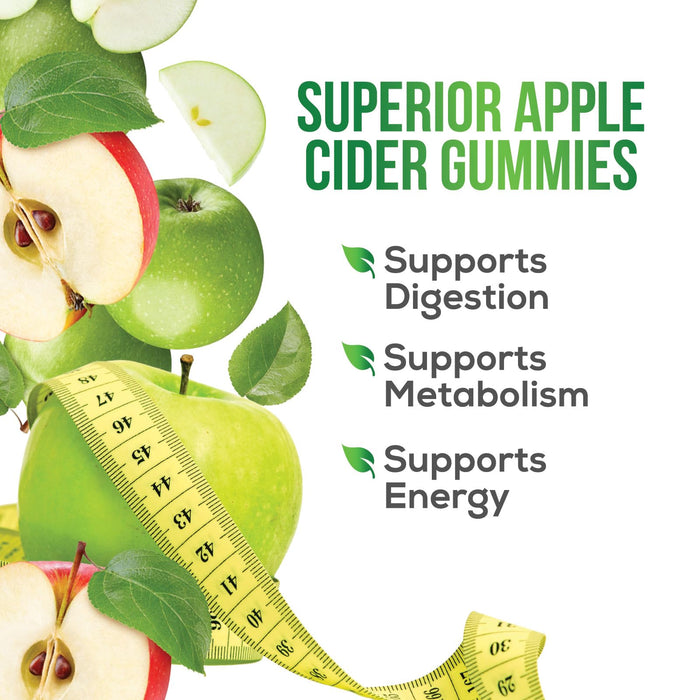Apple Cider Vinegar Gummies – 1000mg – 60 Gummies