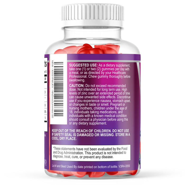 Zinc Gummies 50mg – 120 Gummies