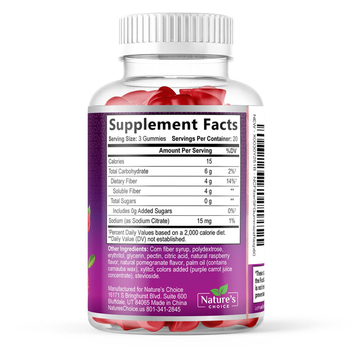 Fiber Gummies – 60 Gummies