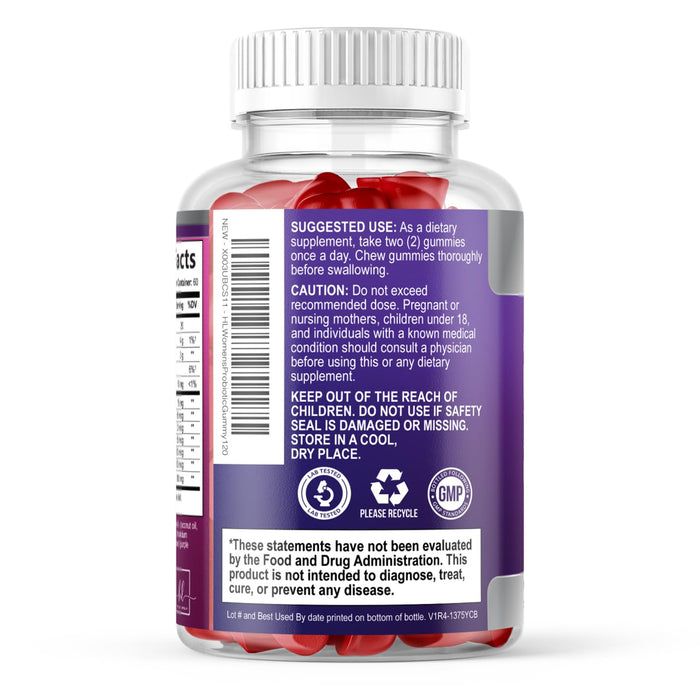 Probiotics for Women Gummies with Cranberry – 3 Billion CFU – 120 Gummies