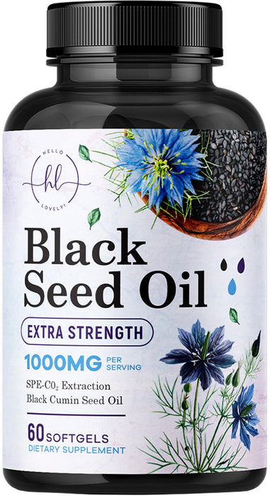 Black Seed Oil Softgels 1000mg – 60 Softgels