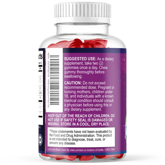 Energy Gummies 1000 mcg Vitamin B12 – 120 Chews