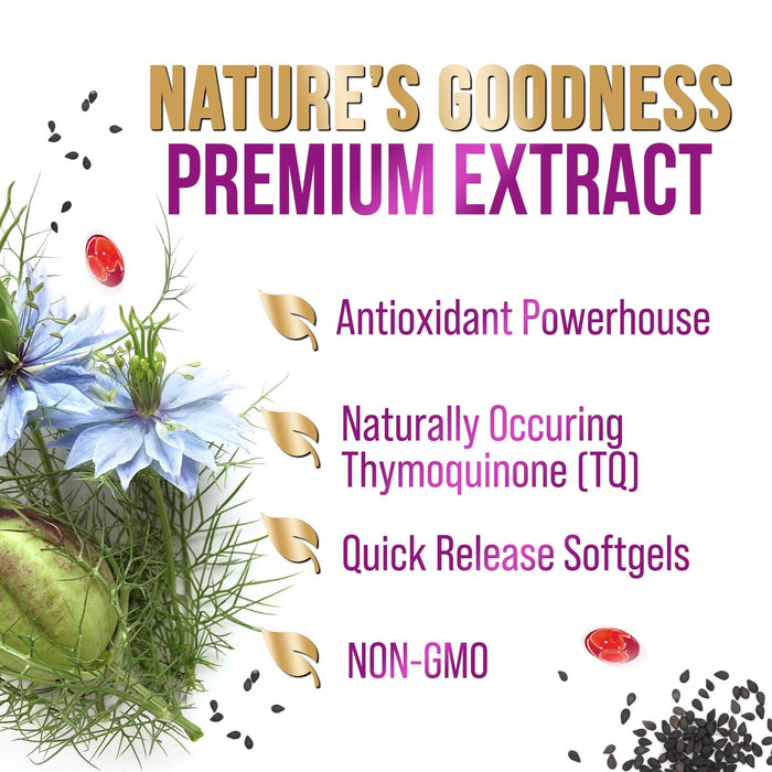 Black Seed Oil 1000mg – 60 Softgels