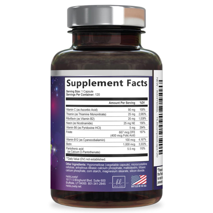 B Complex Vitamin 1000mcg – 120 Capsules